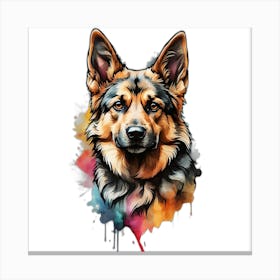 German Shepherd Dog Canvas Print