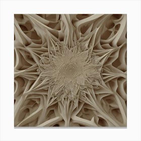 Abstract 3d Fractal Canvas Print