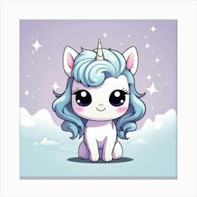 Cute Unicorn 59 Canvas Print