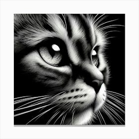 Cat Portrait 1 Canvas Print