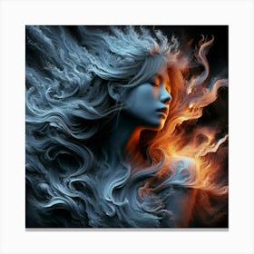 Fire And Ice Canvas Print