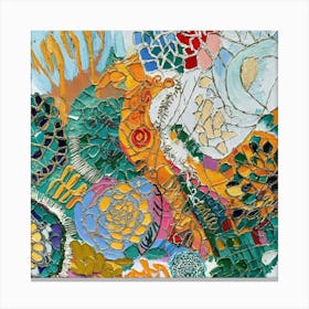 Mosaic Art Canvas Print