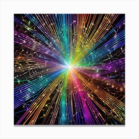 Rainbow Burst 14 Canvas Print