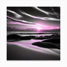 Purple Sky At Dusk Canvas Print