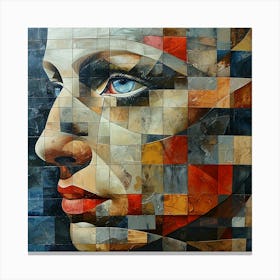 Face Of A Woman 7 Canvas Print