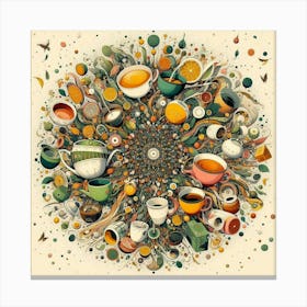 Tea Art 350 Canvas Print