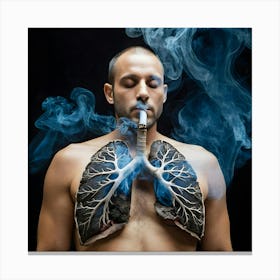 Lungs Stock Photos & Royalty-Free Footage 4 Canvas Print