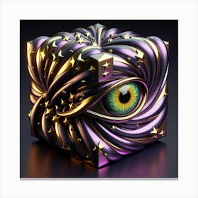 Eye Of The Cube 1 Canvas Print