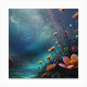 Lotus Flower Canvas Print