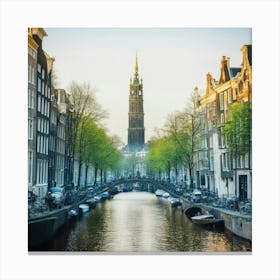 Amsterdam - Amsterdam Stock Videos & Royalty-Free Footage 1 Canvas Print