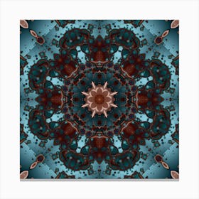 Abstraction Blue Star 5 Canvas Print