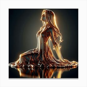 Golden Woman 1 Canvas Print