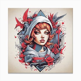 Tattoo Art Canvas Print