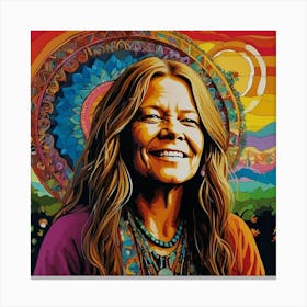 Janis Joplin Canvas Print