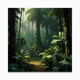 Default Jungle Ii Art 1 Canvas Print