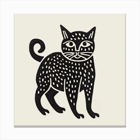 Black Cat Canvas Print