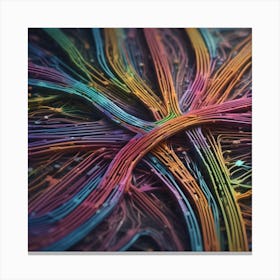 Abstract Computer Network 1 Canvas Print