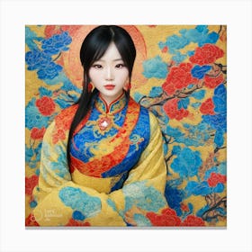 Chinese Girl Canvas Print