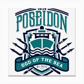 Poseidon Canvas Print