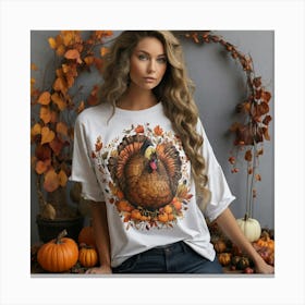 Thanksgiving Turkey Canvas Print