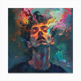 Psychedelic Man 1 Canvas Print