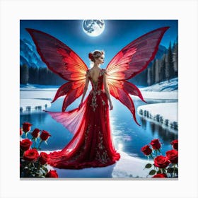 Red Fairy Canvas Print