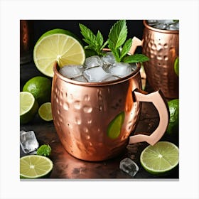 Illustrative Albedo Moscow Mule Art 1 Canvas Print