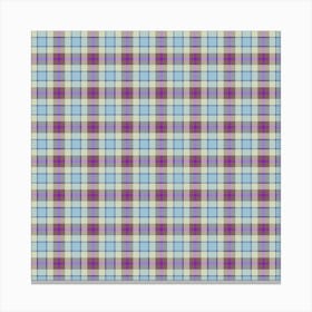 Plaid Fabric 160 Canvas Print