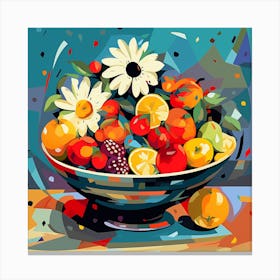 Fruit In A Bowl Canvas Print