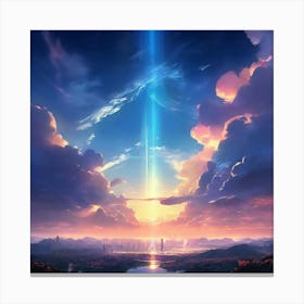 The Luminous Soundtrack Of The Sky Canvas Print