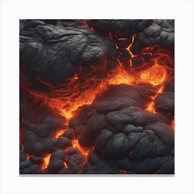 Lava Flow 45 Canvas Print