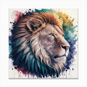 Lion Head Canvas Print