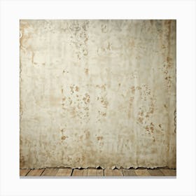 Ancient Pattern Wallpaper Featuring Clean Empty Sheets Blanketed Across A Wall Mimicking Aged Card (2) Canvas Print