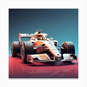 F1 Racing Car Canvas Print