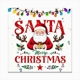 Santa Claus Christmas Canvas Print