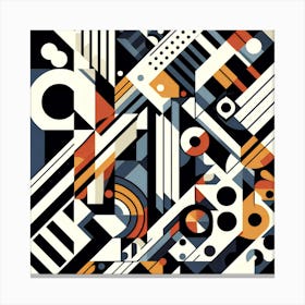 Abstract Roadmap Canvas Print