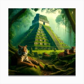 Tiger Temple Canvas Print