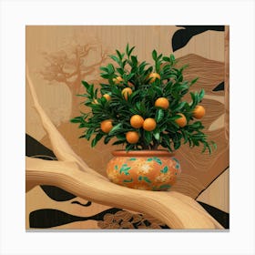 Orange Tree 1 Canvas Print