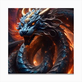 Dragon Of Fire Canvas Print