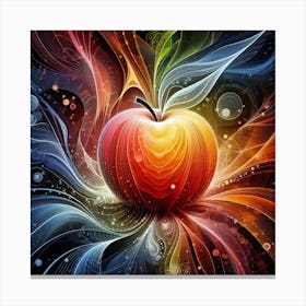 An apple Canvas Print