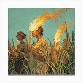 'The Corn Field' Canvas Print