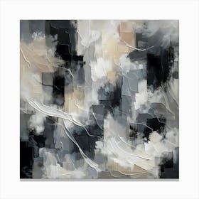 Abstract Shades of Silence Canvas Print