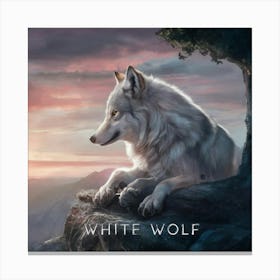 White Wolf 5 Canvas Print