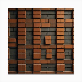 Default Create Unique Design Of Bricks Wall Art 2 Canvas Print