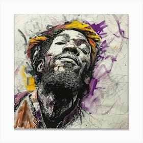 Rastafari Jamaican Reggae Musician Canvas Print