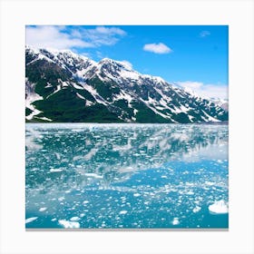 Glacier In Alaska Canvas Print