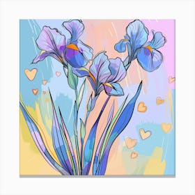 Irises Canvas Print