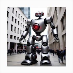 Robot - Robot Stock Videos & Royalty-Free Footage 1 Canvas Print