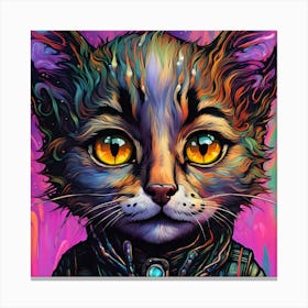 Galaxy Cat Canvas Print