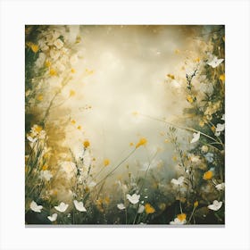 Meadow With Flowers Canvas Print